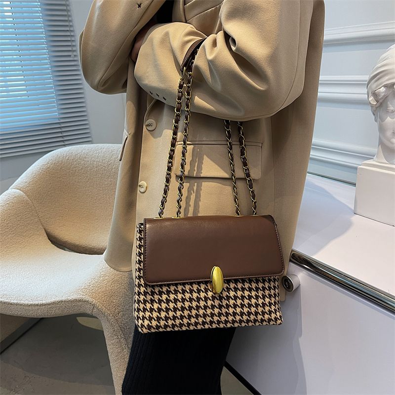 Maybe Dames Kleine Cross Schouder Handtas - Koffie