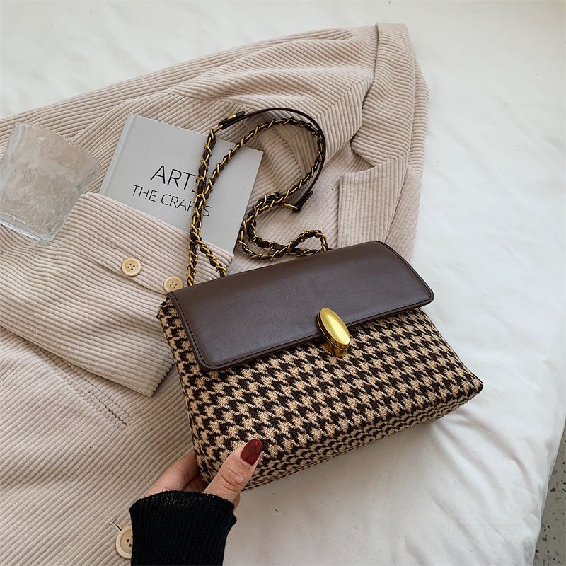 Maybe Dames Kleine Cross Schouder Handtas - Koffie
