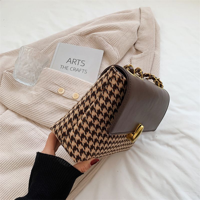 Maybe Dames Kleine Cross Schouder Handtas - Koffie