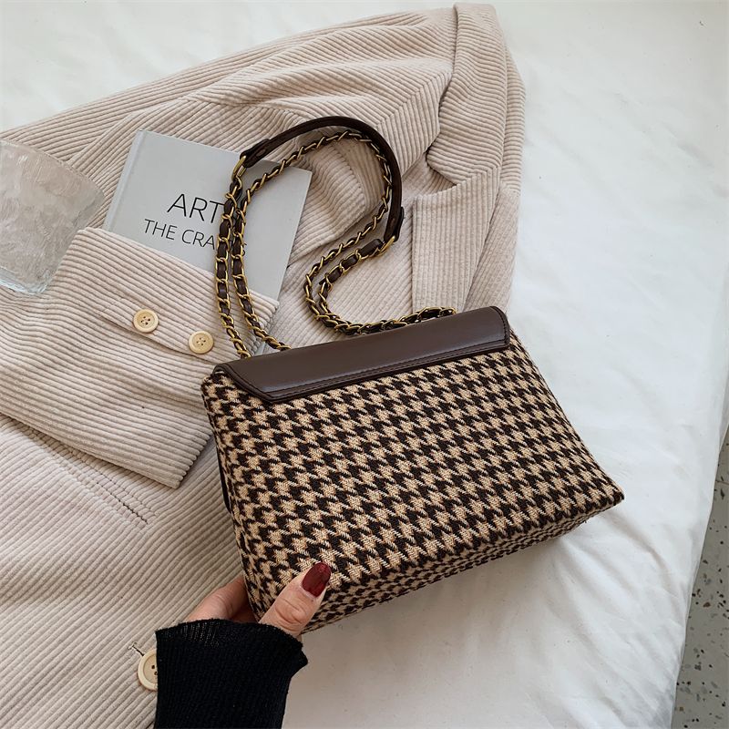 Maybe Dames Kleine Cross Schouder Handtas - Koffie