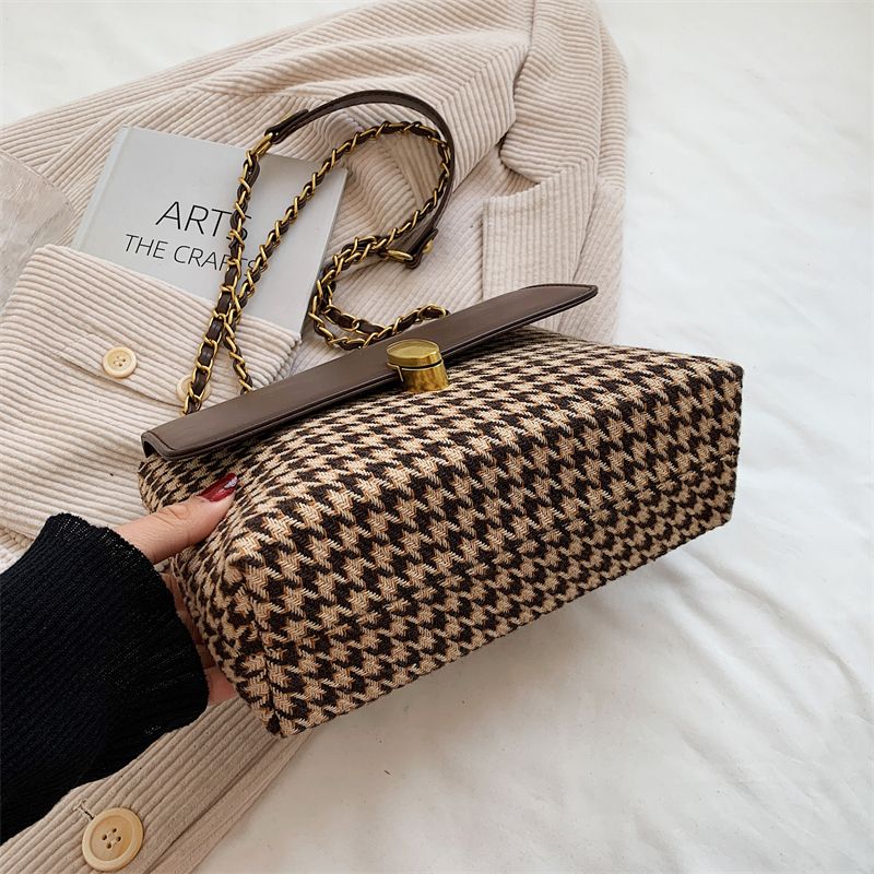 Maybe Dames Kleine Cross Schouder Handtas - Koffie