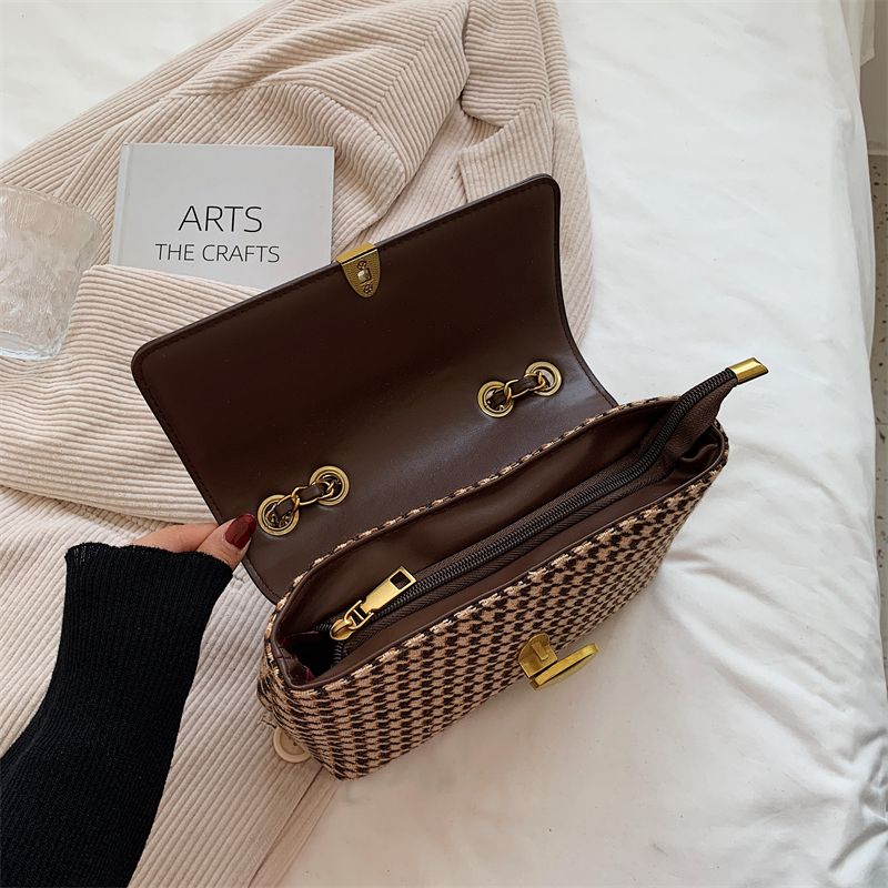 Maybe Dames Kleine Cross Schouder Handtas - Koffie