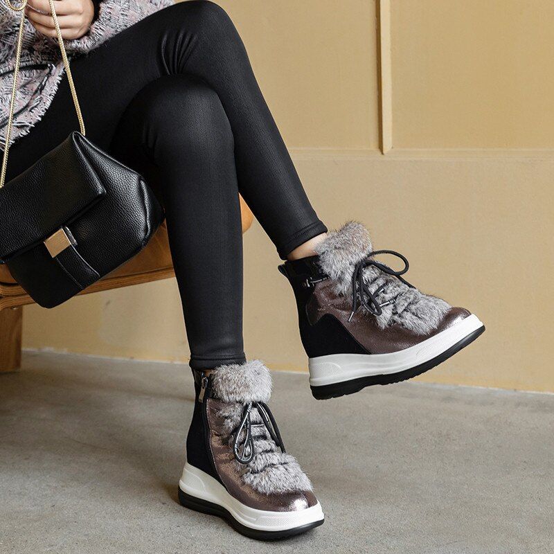Mayde Dames Winter Laarzen - Zwart