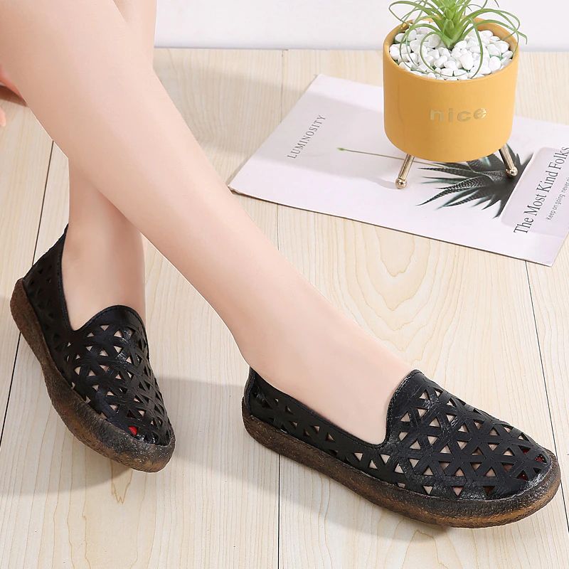 Mayert Platte Platform Balletschoenen Voor Dames - Wit