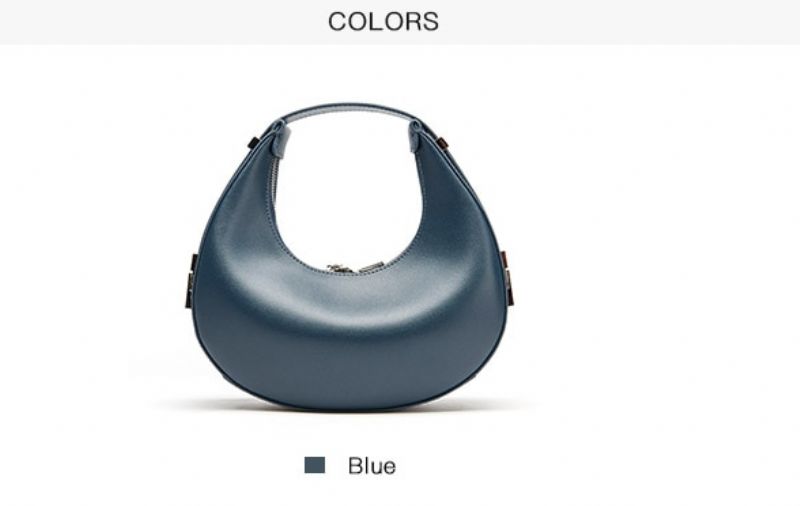 Mcgraw Dames Leren Handtas - Blauw