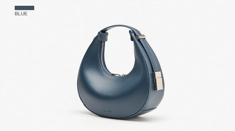 Mcgraw Dames Leren Handtas - Blauw