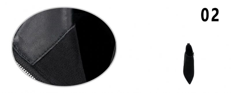 Melania Booties Enkellengte - Zwart