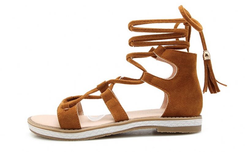 Melanita Sandalen - Geel