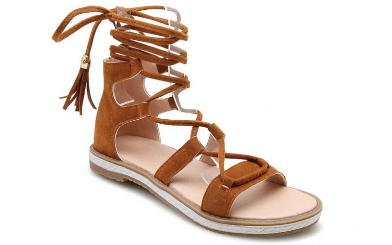 Melanita Sandalen - Geel