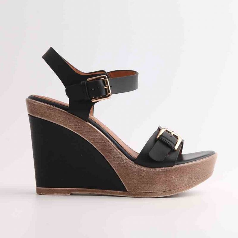 Melanny Dames Wedges - Blauw