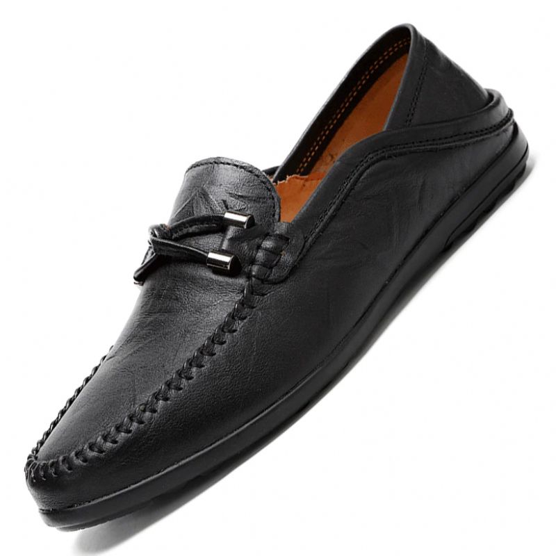 Melchor Heren Loafers Dress Schoenen - Zwart
