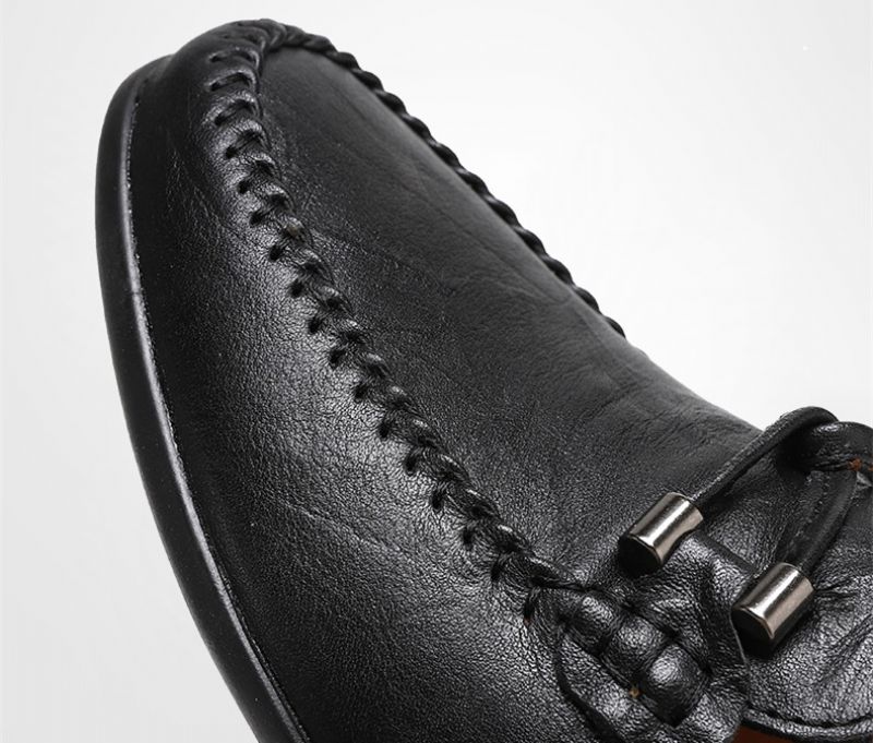 Melchor Heren Loafers Dress Schoenen - Zwart