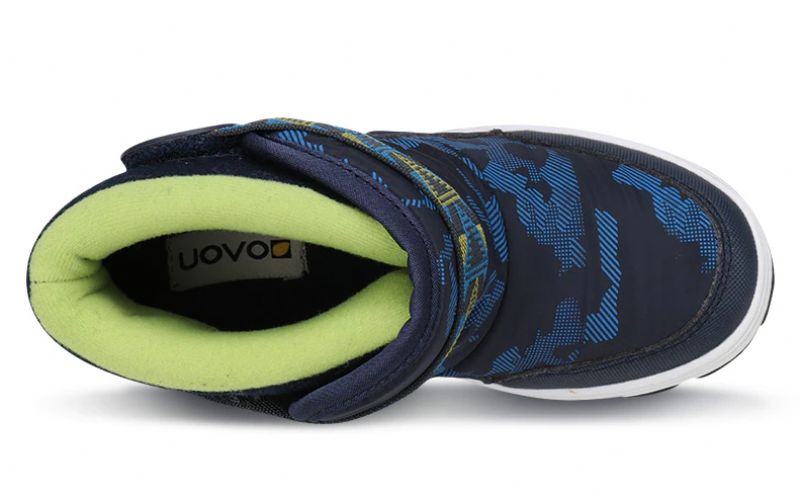 Melgar Unisex Snowboot Voor Kinderen - Marineblauw Bont