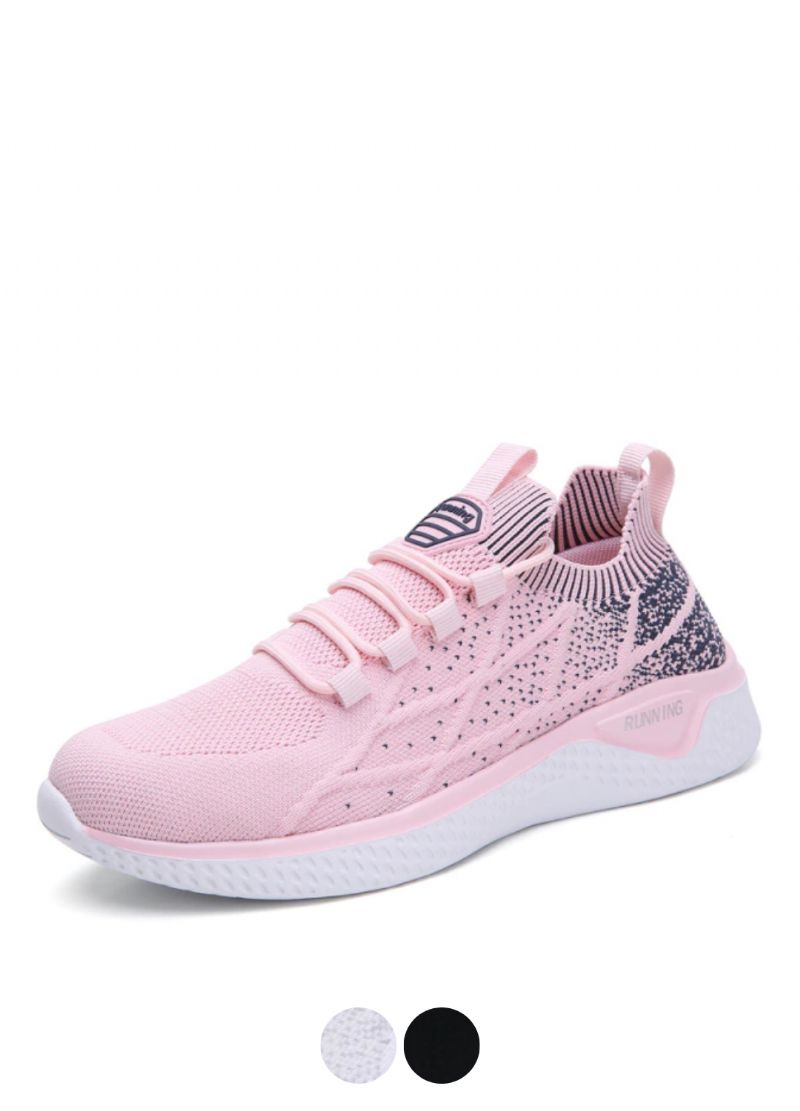 Melgen Dames Sneakers Comfortabele Veterschoenen