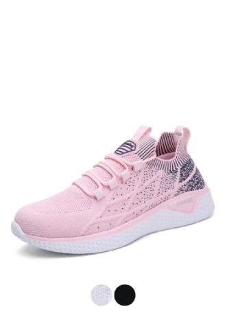 Melgen Dames Sneakers Comfortabele Veterschoenen