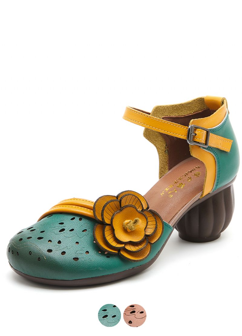 Melisa Dames Klassieke Ronde Teen Sandalen