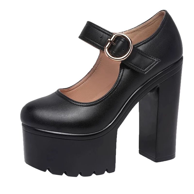 Melisa Dames Platform - Zwart 5 inch