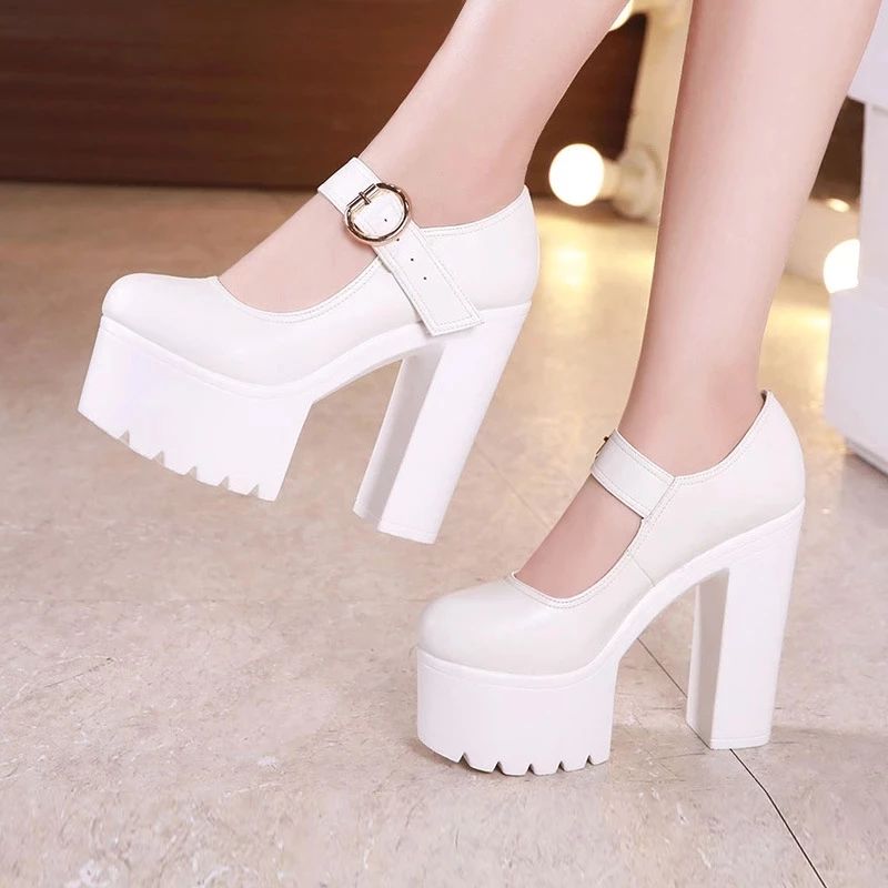 Melisa Dames Platform - Zwart 5 inch