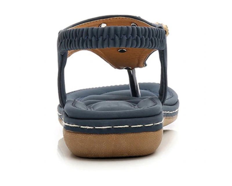 Melissa Dames Platte Sandaal - Blauw