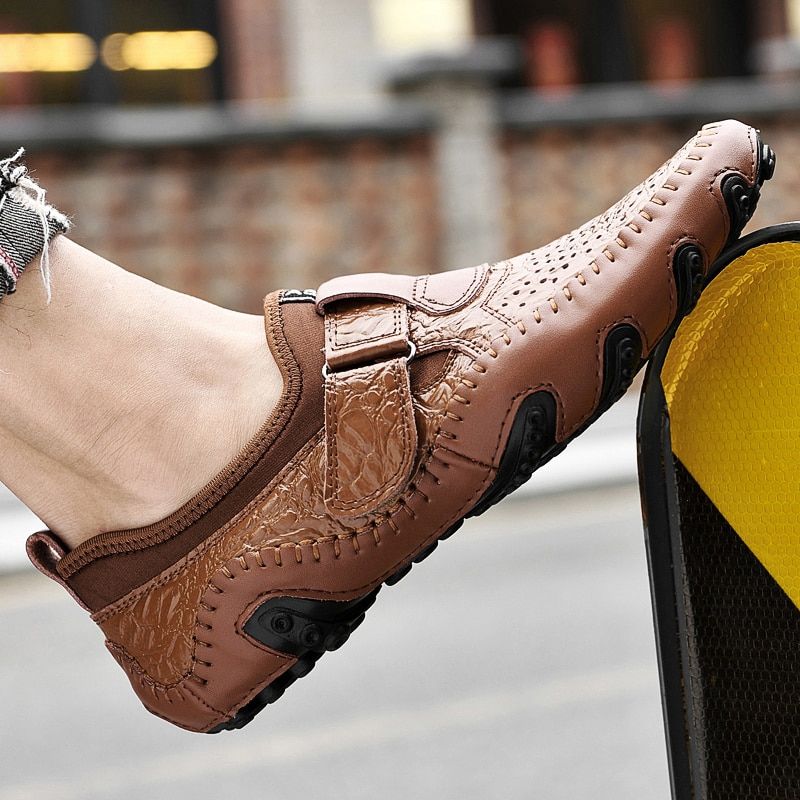 Memet Heren Loafer Casual Schoenen - Bruin