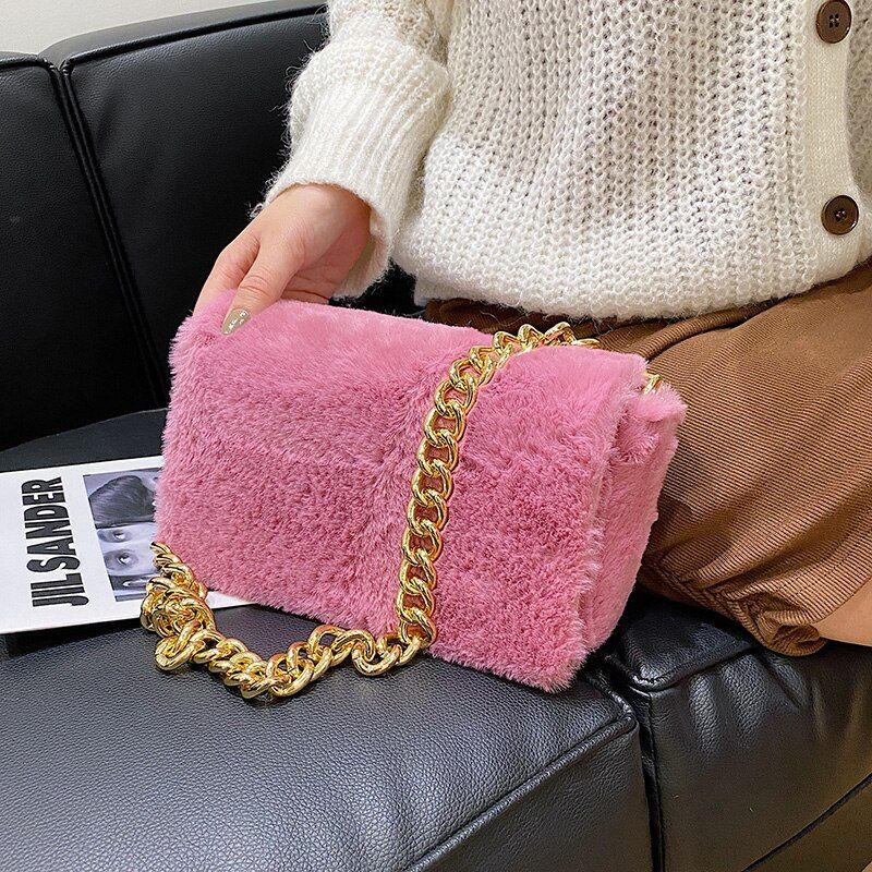 Mendez Dames Kleine Crossbody Handtas Met Flap - Zwart