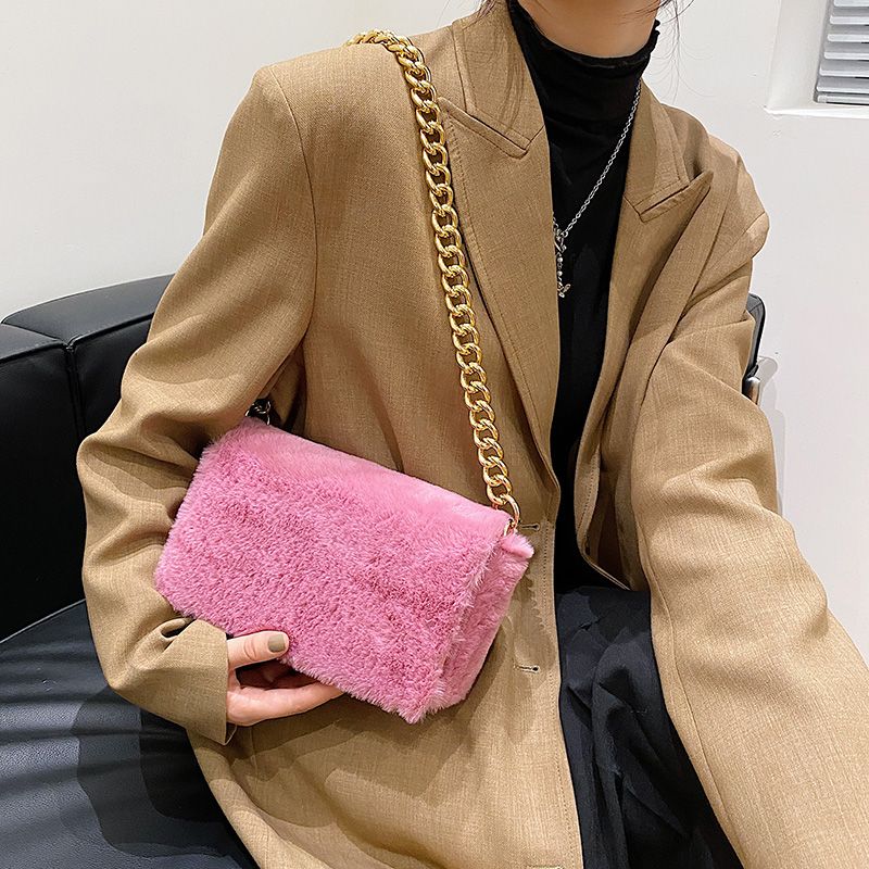 Mendez Dames Kleine Crossbody Handtas Met Flap - Zwart