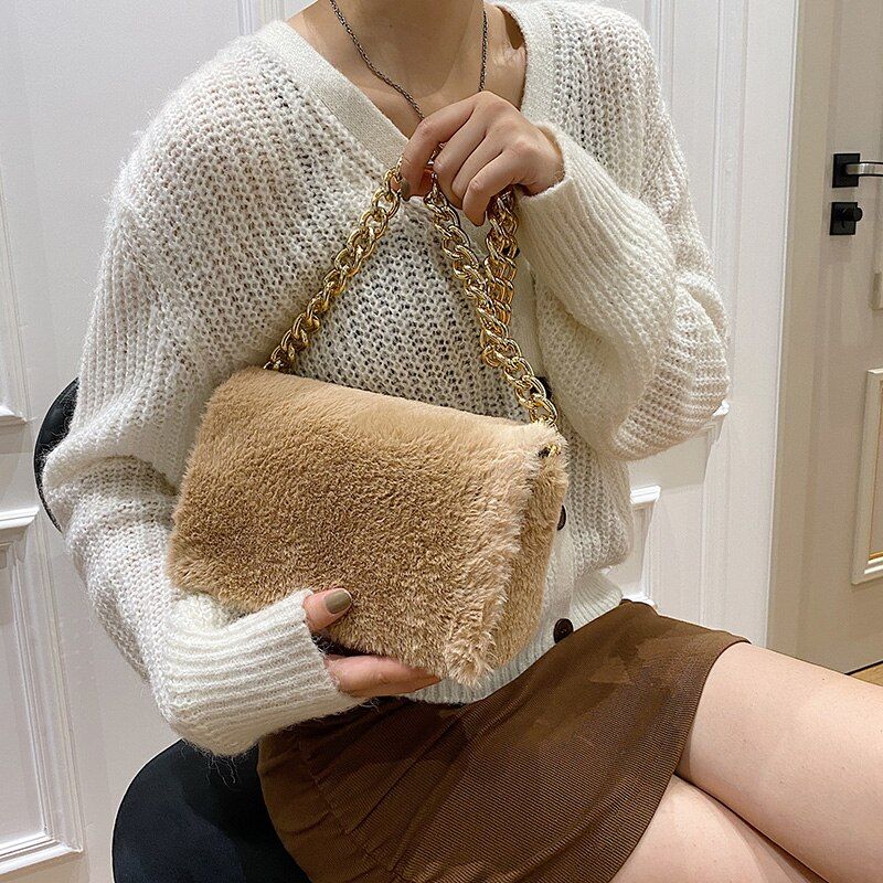 Mendez Dames Kleine Crossbody Handtas Met Flap - Zwart