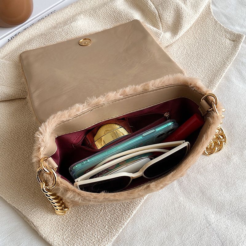 Mendez Dames Kleine Crossbody Handtas Met Flap - Zwart