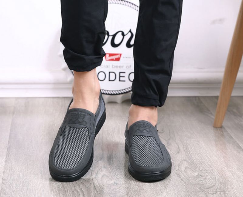 Mendy Heren Slip-on Loafer - Grijs