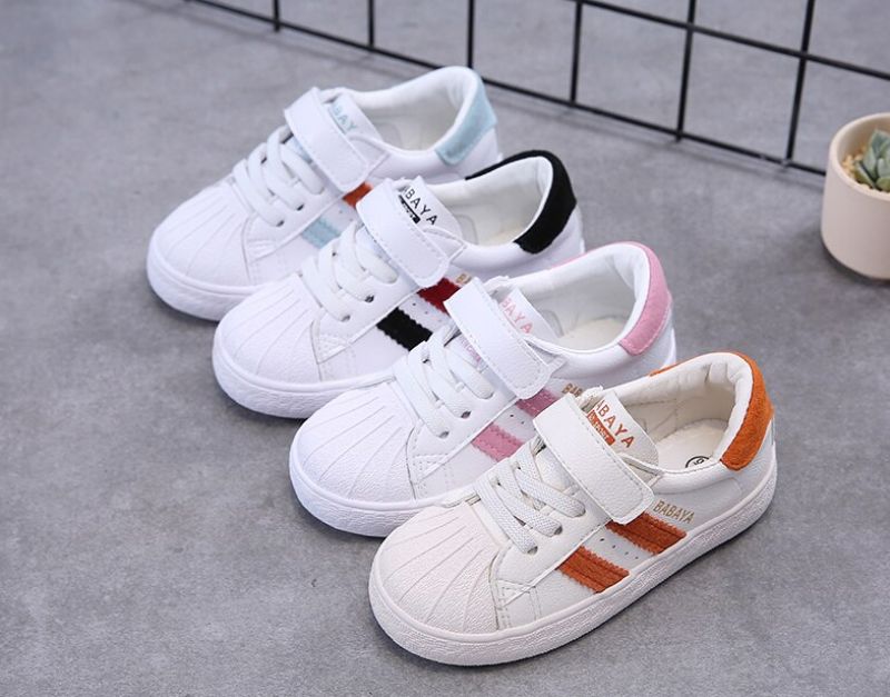 Menes Unisex Kinder Casual Sneaker - Wit