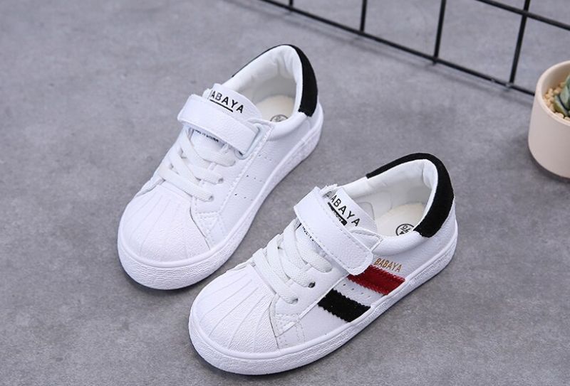 Menes Unisex Kinder Casual Sneaker - Wit
