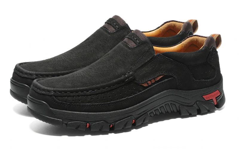 Menphis Heren Loafers Casual Schoenen - Kaki