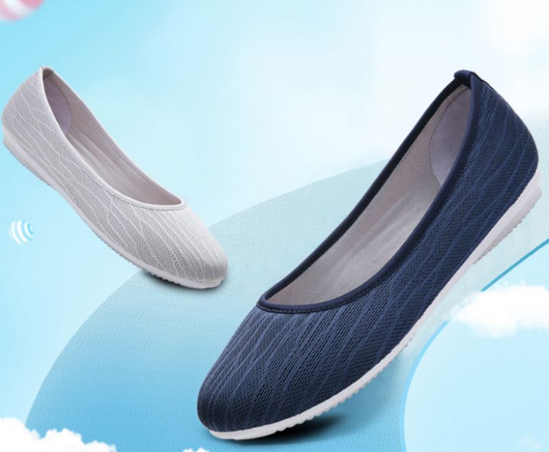 Merary Dames Platte Schoenen - Blauw