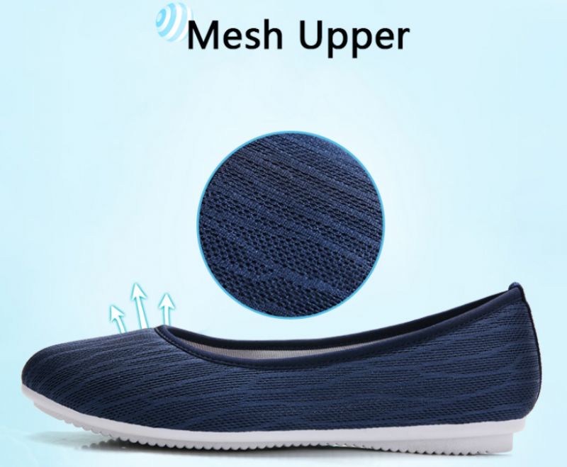 Merary Dames Platte Schoenen - Blauw