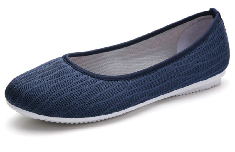 Merary Platte Zwarte Schoenen Voor Dames - Zwart