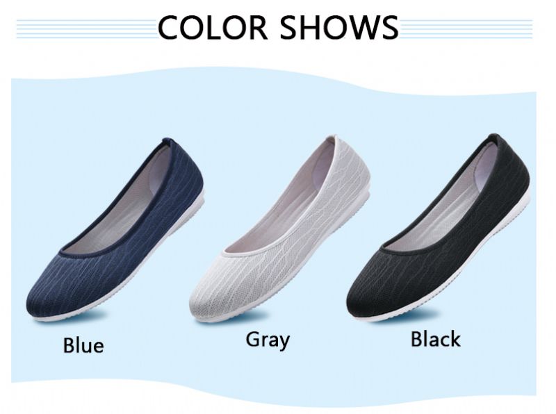 Merary Platte Zwarte Schoenen Voor Dames - Zwart