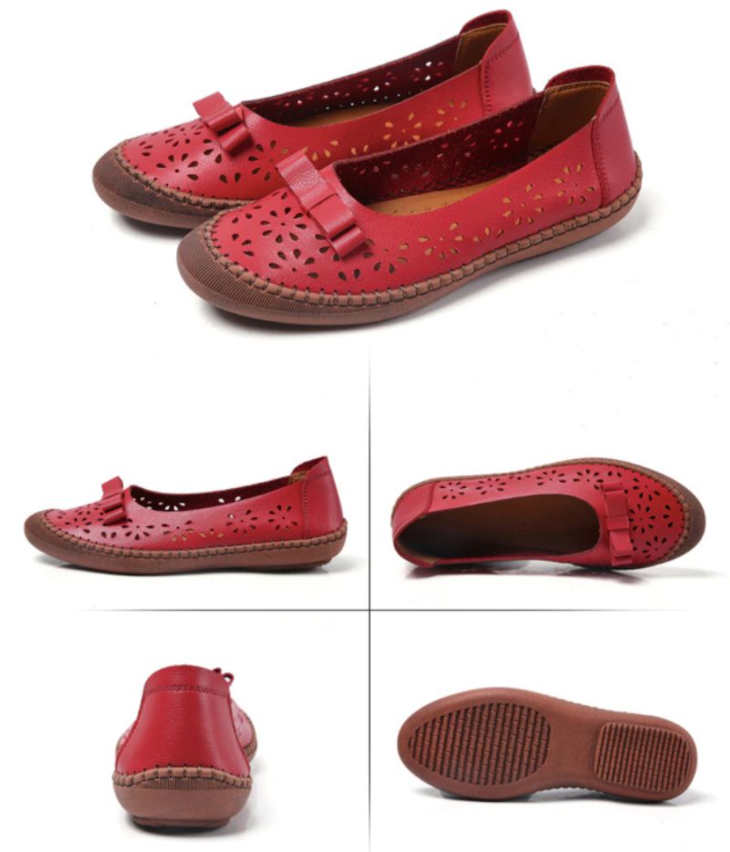 Merida Loafer - Rode vlinderknoop