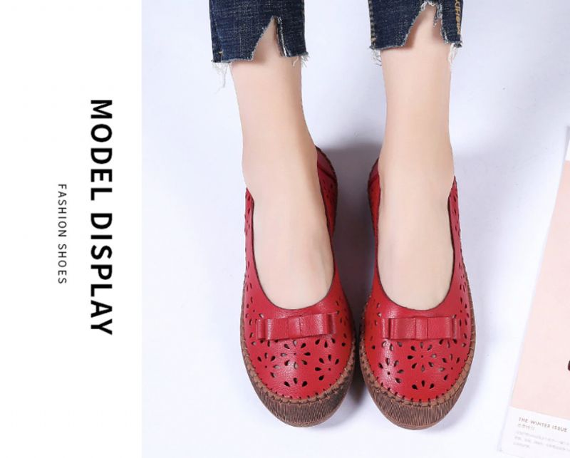 Merida Loafer - Rode vlinderknoop