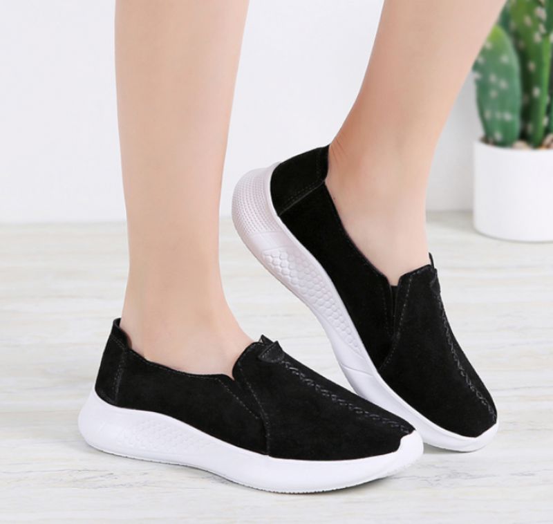 Merit Dames Loafer Schoenen - Zwart