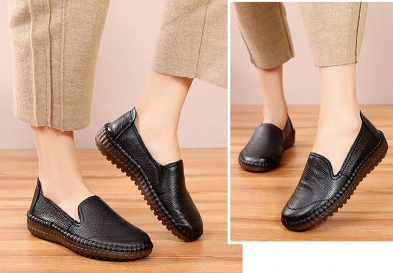 Merly Dames Loafer Schoenen - Brons