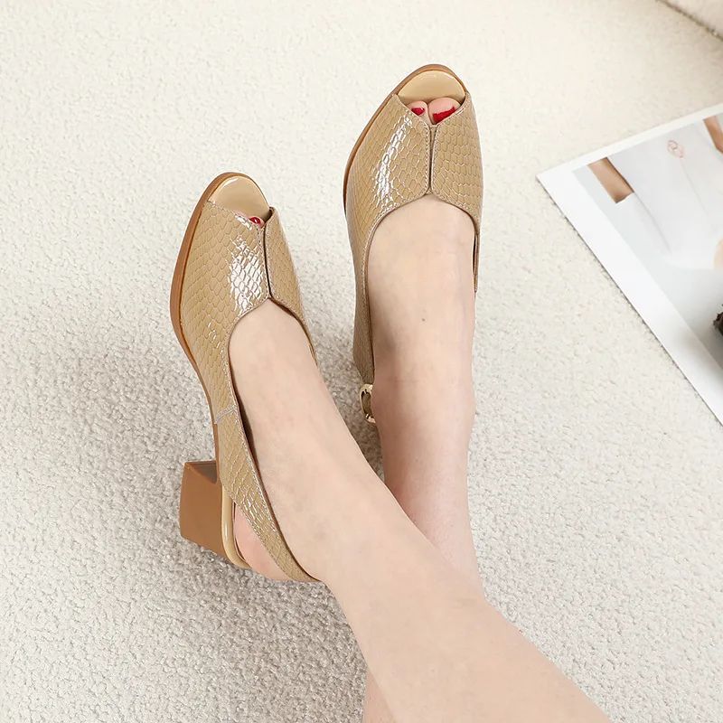 Merly Dames Med Hak Dress Sandalen - Grijs