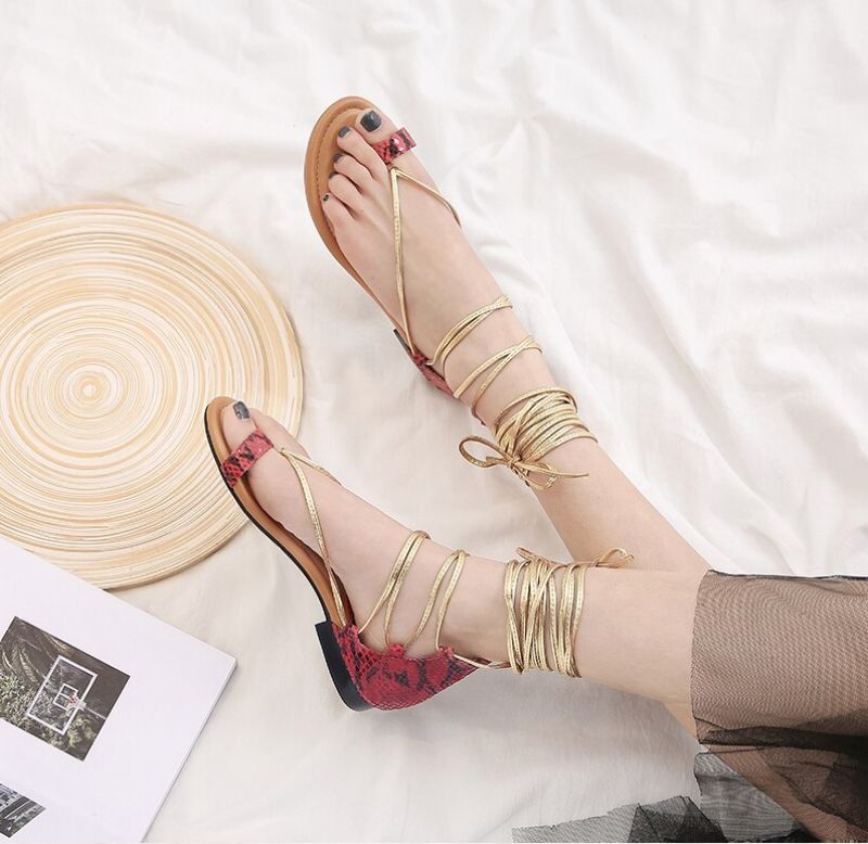 Merope Sandalen - Rood