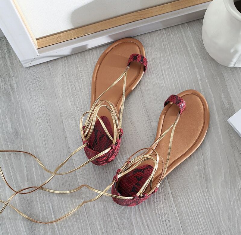 Merope Sandalen - Rood