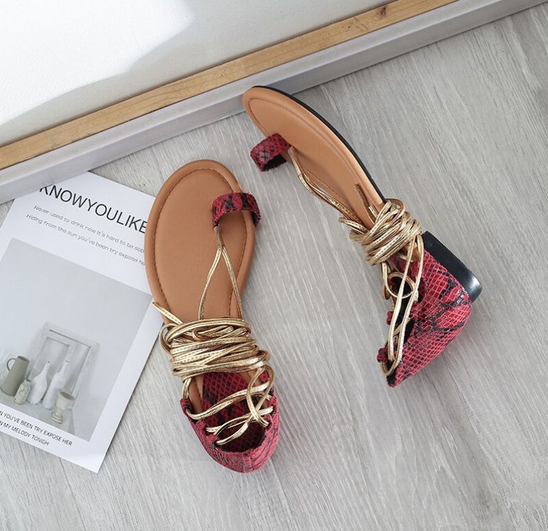 Merope Sandalen - Rood
