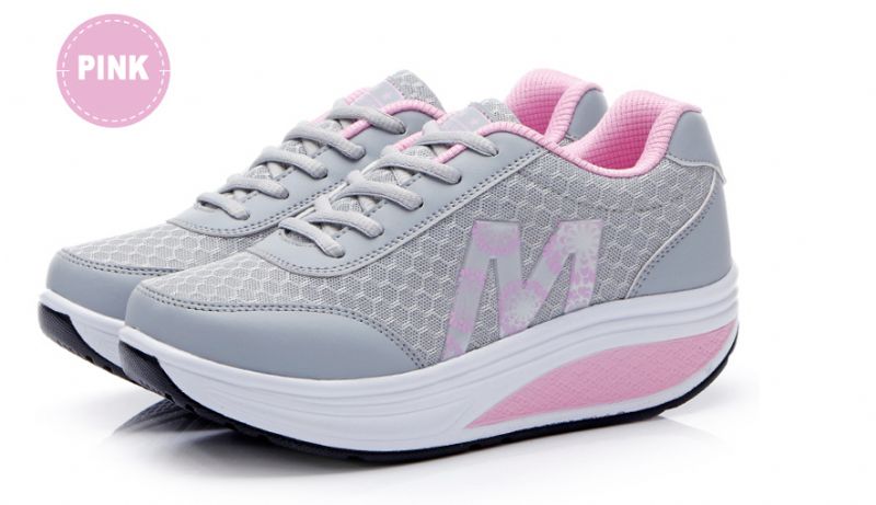 Mesh V1 Dames Platform Schoenen - Sky