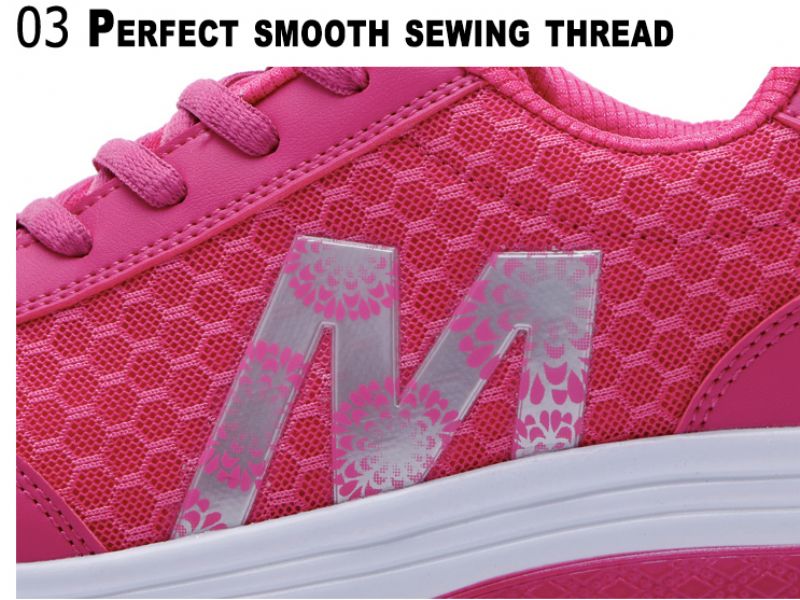Mesh V1 Dames Platform Schoenen - Sky