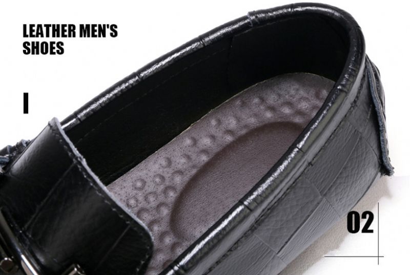 Methan Heren Loafers Geklede Schoenen - Blauw