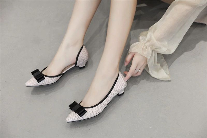 Mia Dames Mode Pump Schoenen - Beige