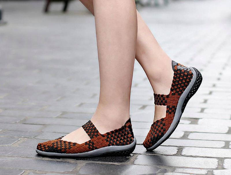 Mia Dames Slip-on - Rood