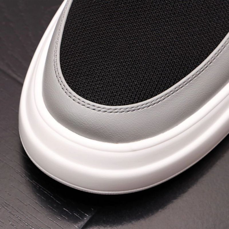 Miaray Heren Sneakers Platform Schoenen - Zwart